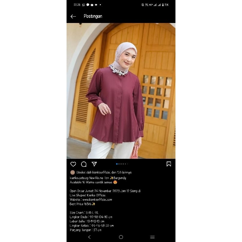 Preloved atasan Geulis. id