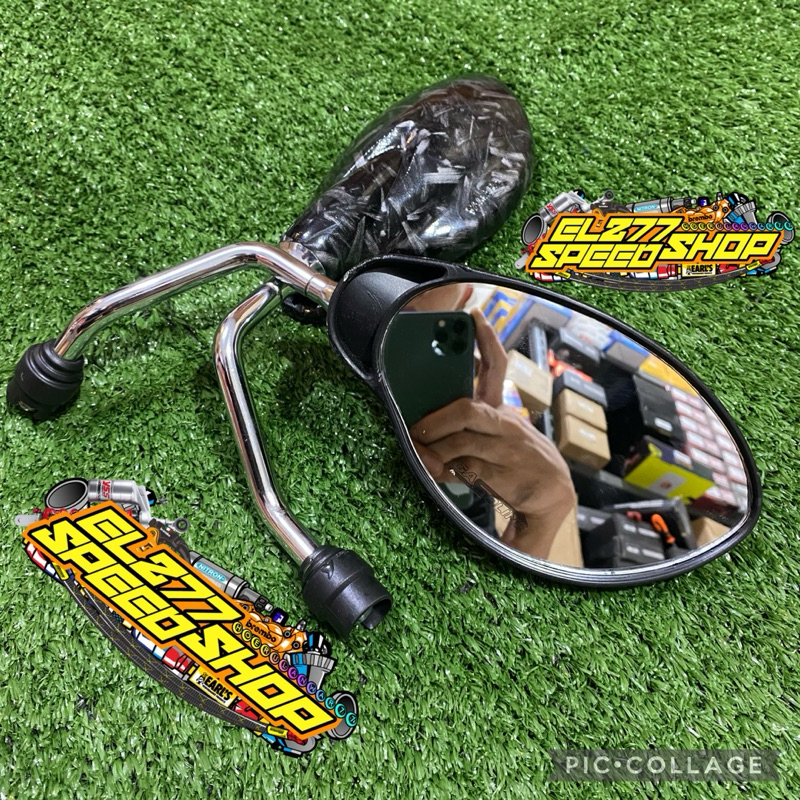 Z4i Spion X1 Karbon Forged Hitam Tangkai Krum Chrome Yamaha Spion 125z Carbon Forged Pnp Fiz R