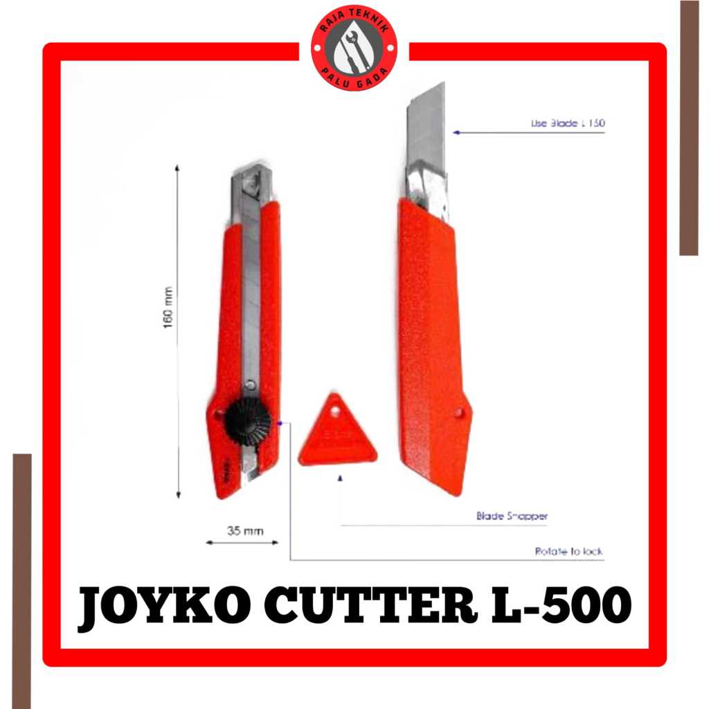 

JOYKO cutter Besar L-500 / L500 / L 500 ( Gratis isi Cutter Joyko L-150 )