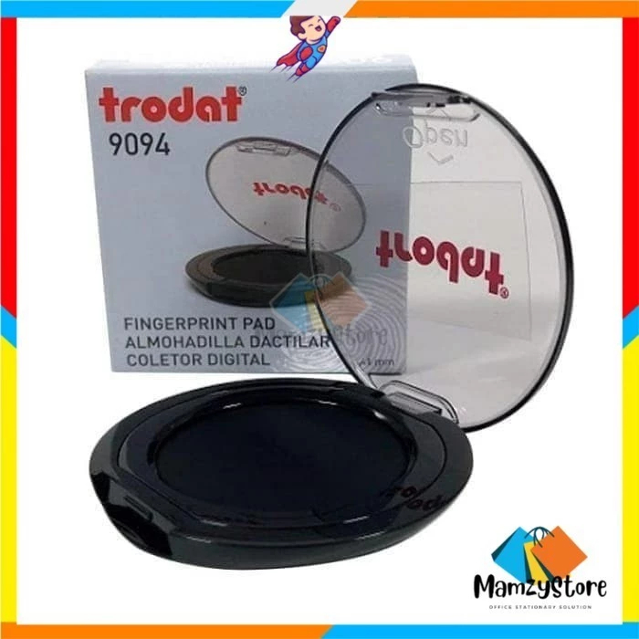 

Fingerprint TRODAT BLACK 9094 Cap Bak Stempel Sidik Jari Notaris Warna Hitam