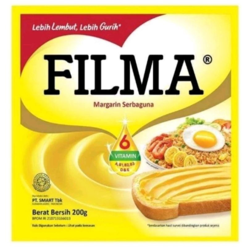 

FILMA Margarin Serbaguna Berat Bersih 200g