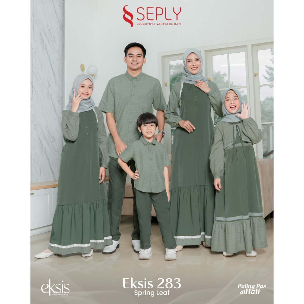 SARIMBIT TERBARU SEPLY EKSIS 283 SPRING LEAF /GAMIS /KOKO /COD /BAJU LEBARAN