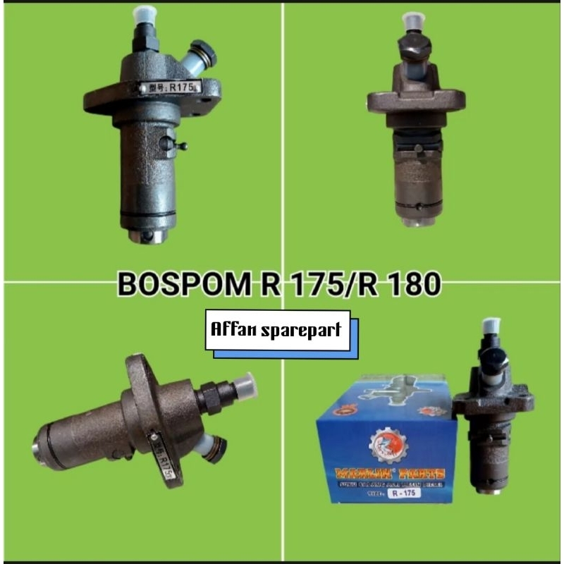 FUEL INJECT PUMP DONGFENG R 175 / R 180 BOSPOM DONGFENG R 175 / R 180 MESIN ( 7 PK & 8 PK ) ASLI MAR