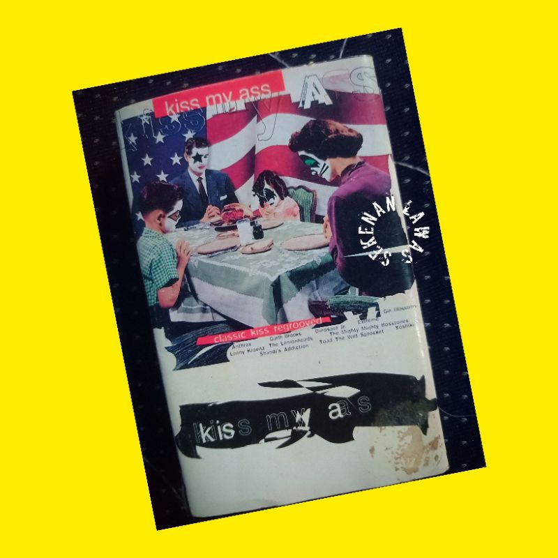 Kaset A Tribute Kiss - Kiss My Ass - Classic Kiss Regrooved (Cover Dalam Ada Coretan)