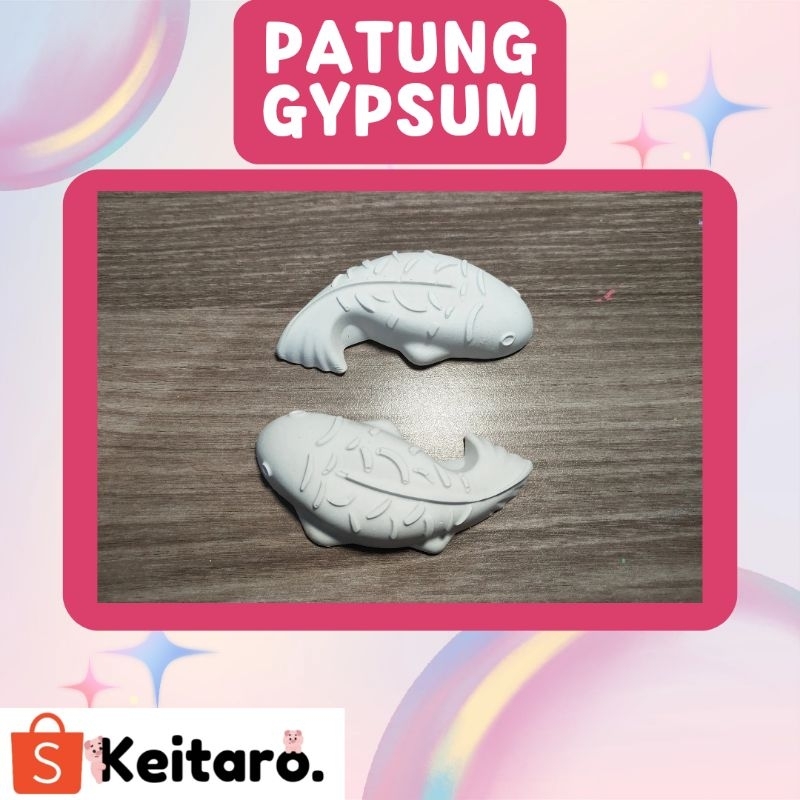 *KEITARO* PATUNG SAJA Gypsum Lukis , Mewarnai Anak, Souvenir Ulang Tahun Anak, Souvenir halloween , 