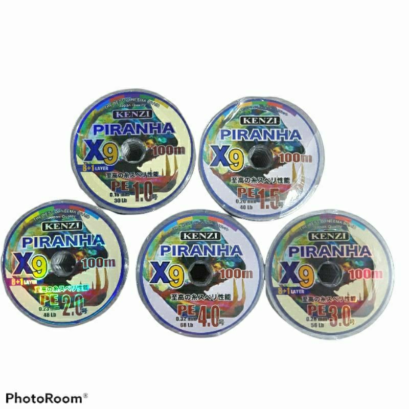 SENAR PE PIRANHA X9 / SENAR KENZIPIRANHA 100m