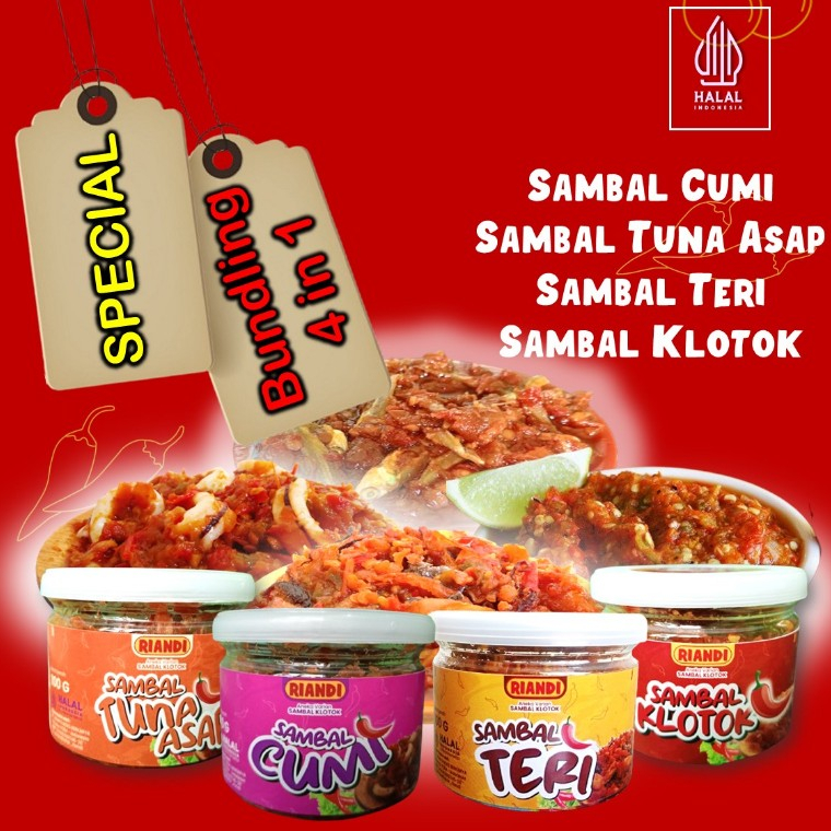 

SAMBAL RIANDI SPESIAL BUNDLING 4 IN 1