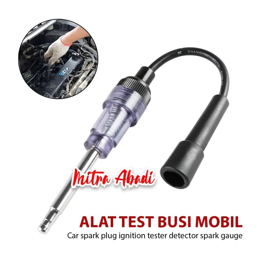 Alat Tes Busi Mobil / Alat Penguji Busi / Tester Pengapian Koil Busi / Car Spark Plug In-line Igniti