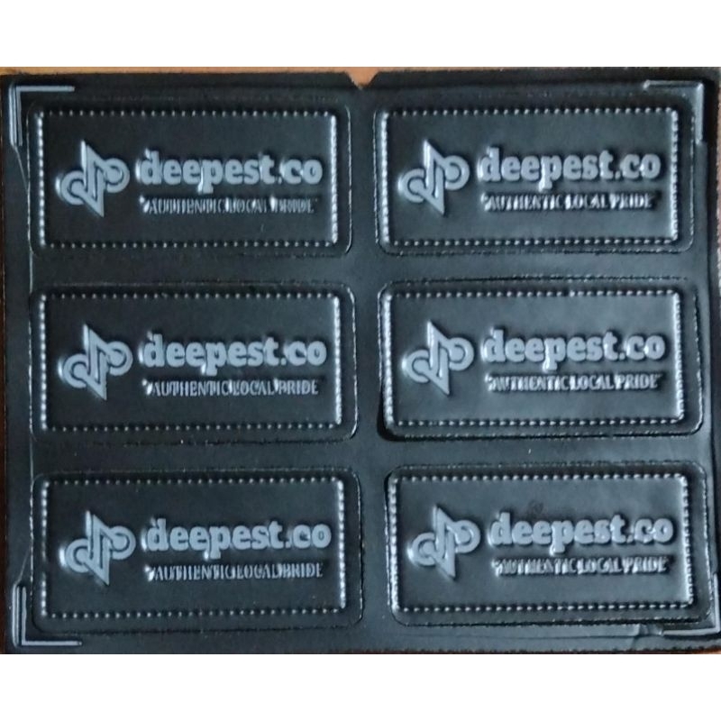 

LABEL EMBOS #labelmurah #labelembos #labelbahankulit