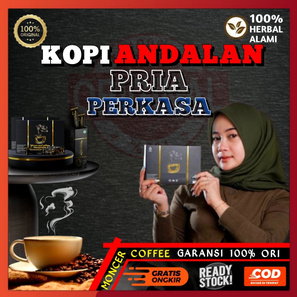 

CoffeeMoceer Original Kopi Stamina Pria Kuat Tahan Lama Aman Tanpa Efek Samping 1 Box 8 Sachet HALAL