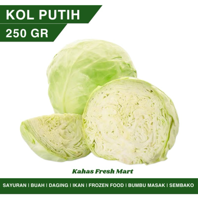 

Sayur Kol Putih Segar 250 gr