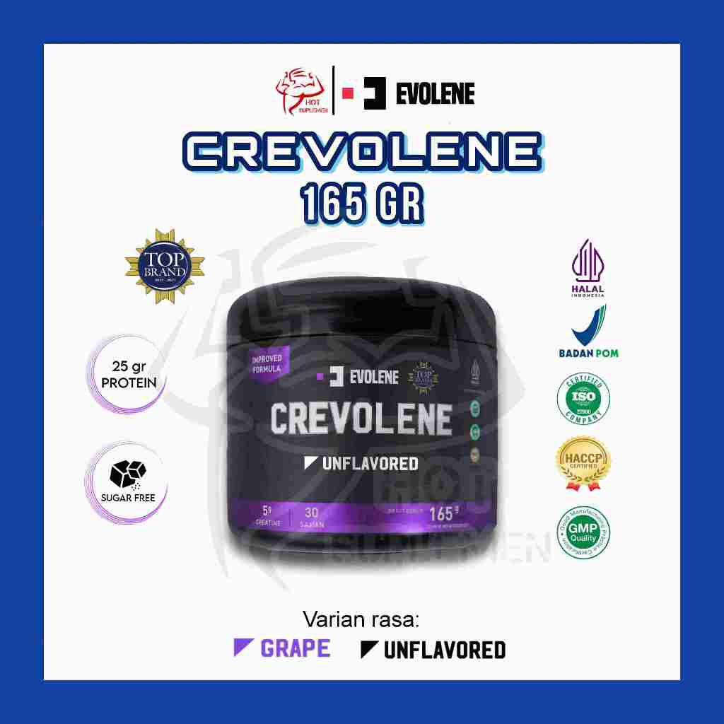 Evolene Crevolene Creatine 330 gram 60 serving Evolene Creatine