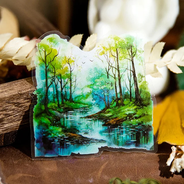 

30pcs/pack PET Stickers Twilight Forest Series