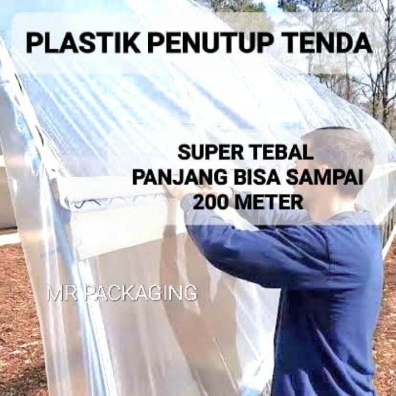 PLASTIK PENUTUP TENDA SUPER TEBAL | ROLL UK TERLENGKAP 230cm 200cm 150cm 120cm 100cm 70cm 60cm | Pla