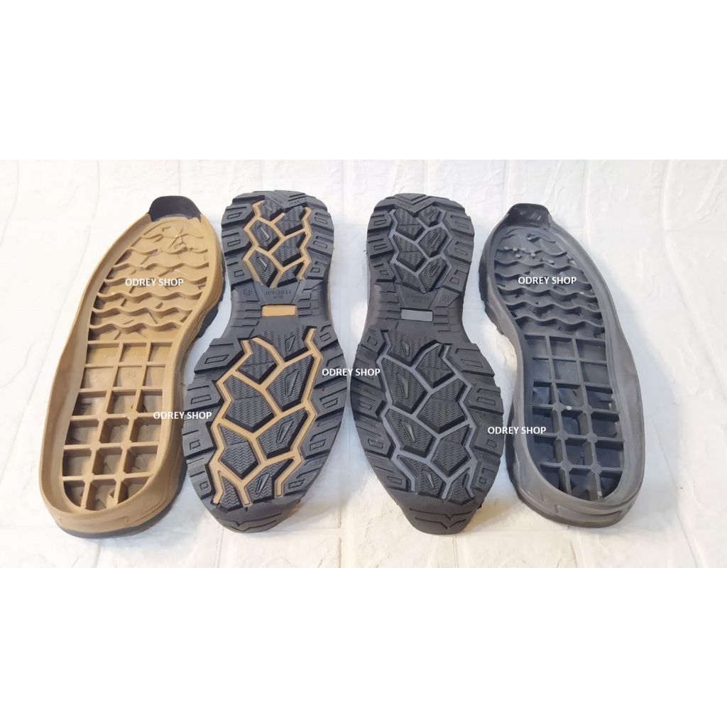 Outsole Sol Sepatu gunung Running Alas Bawah Casual Sneakers Hiking  Odrey TPR Solomon  Size 39 - 44