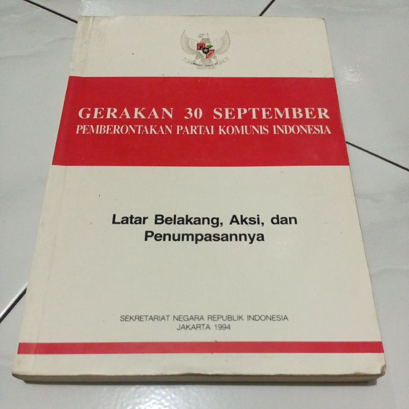 buku gerakan 30 september - buku original