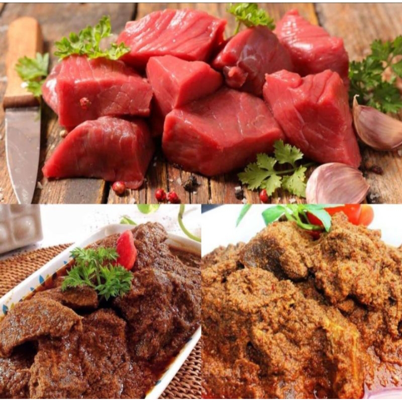 

daging rendang potong