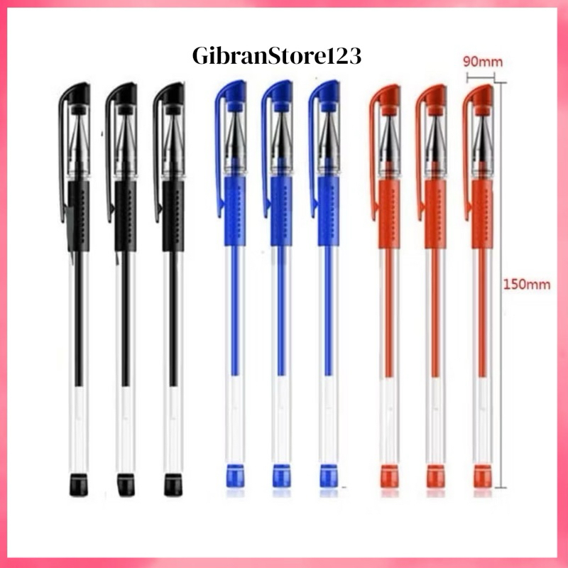 

Gibranstore123 Pena Gel 0.55mm Standard Pulpen tinta cair Alat Tulis Sekolah Kantor Pen Warna Warni Pena Ujung Lancip