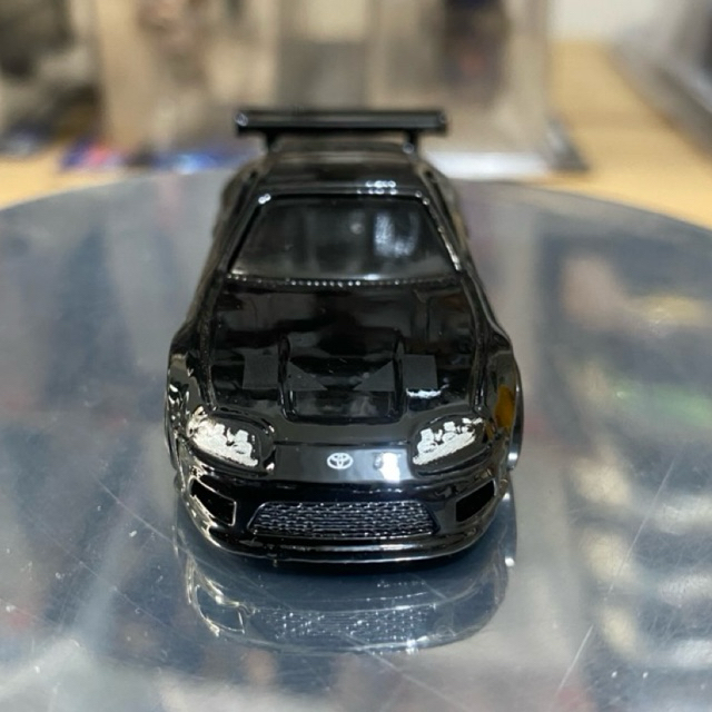 Hotwheels Toyota Supra Hitam Fast Furious Ada Bintik