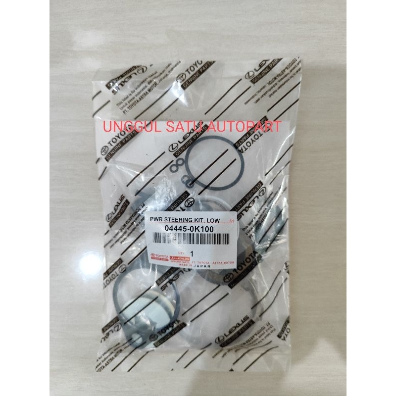Seal kit powersteering bawah Innova / Hilux single cabin, 04445-0K100