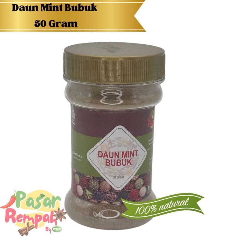 

Daun Mint Bubuk Murni 50gr