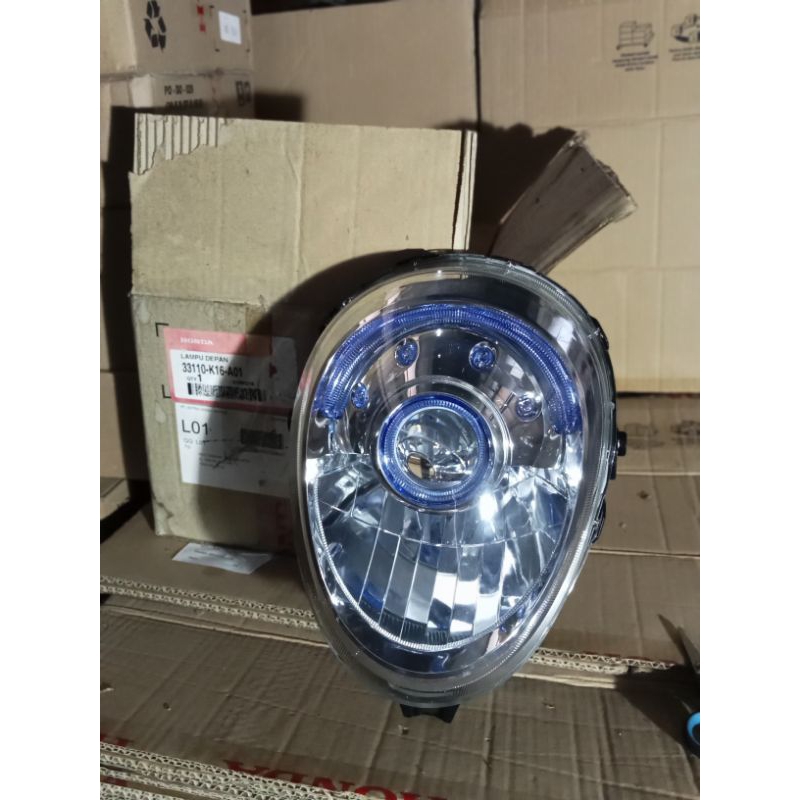 33110K16A01   33110-K16-A01 LAMPU DEPAN SCOOPY FI K16 2012- 2016 RING 14
