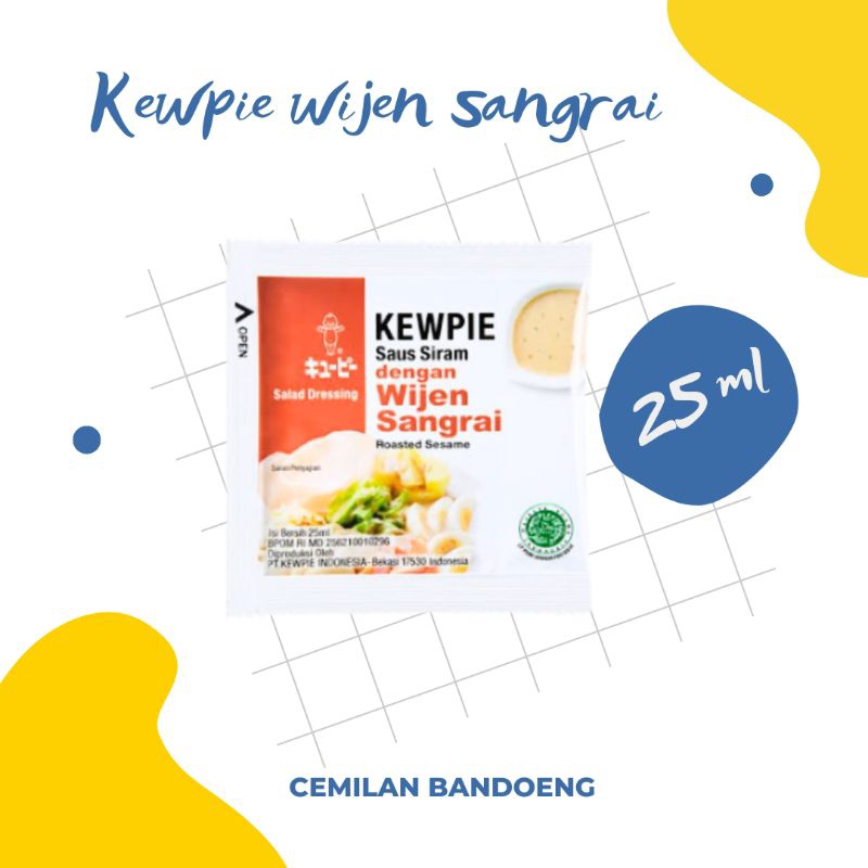 

kewpie saus salad dressing dengan wijen sangrai 25 ml