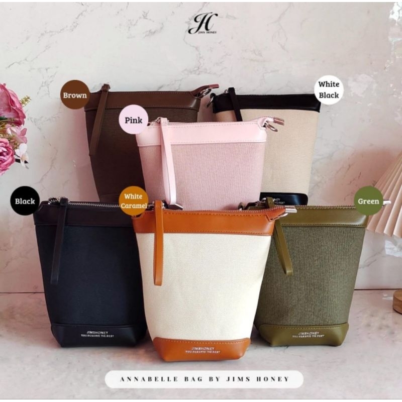 TAS SLEMPANG ANNABELLE MERK JIMSHONEY TAS SLEMPANG CANTIK TAS SLEMPANG WANITA CANTIK TAS SELEMPANG M