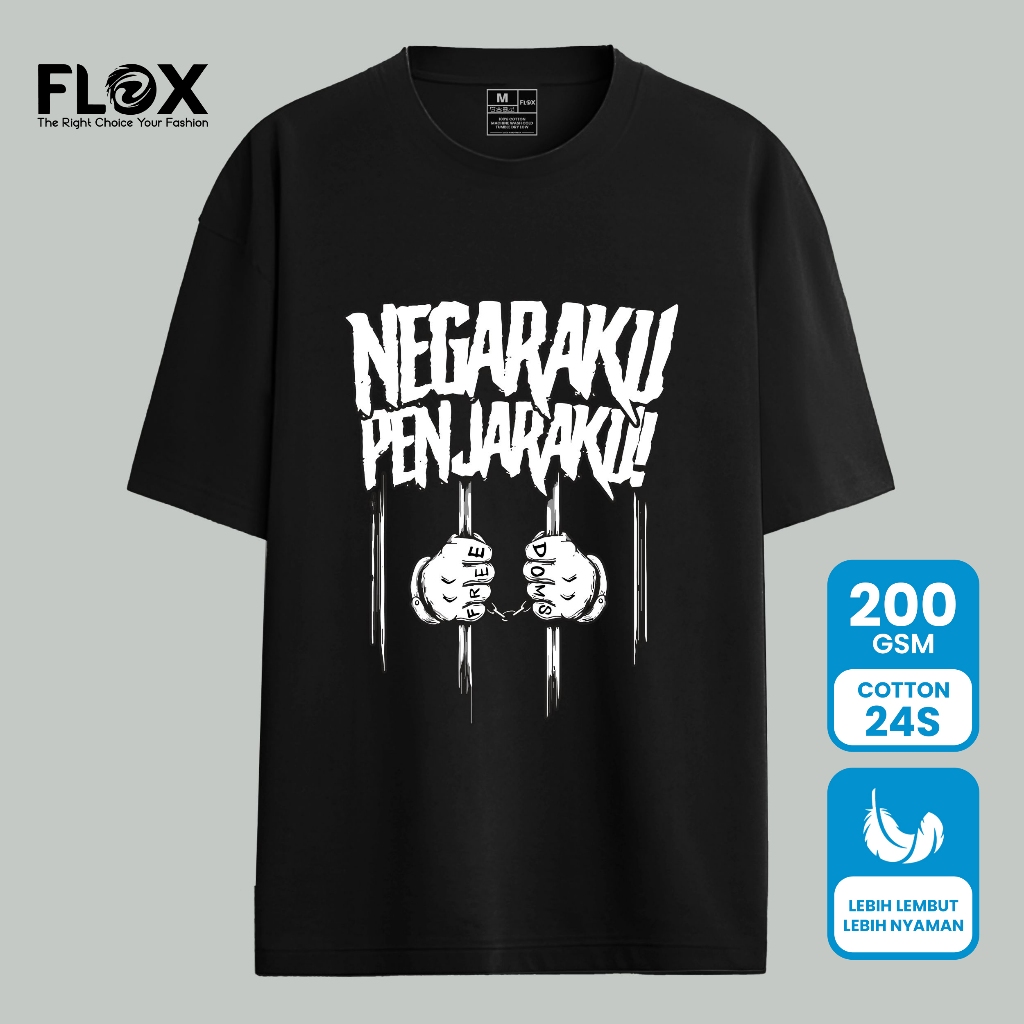 Flox Kaos Kritikan Sarkas - T-Shirt Cotton Combed 24s Unisex FLKR 2