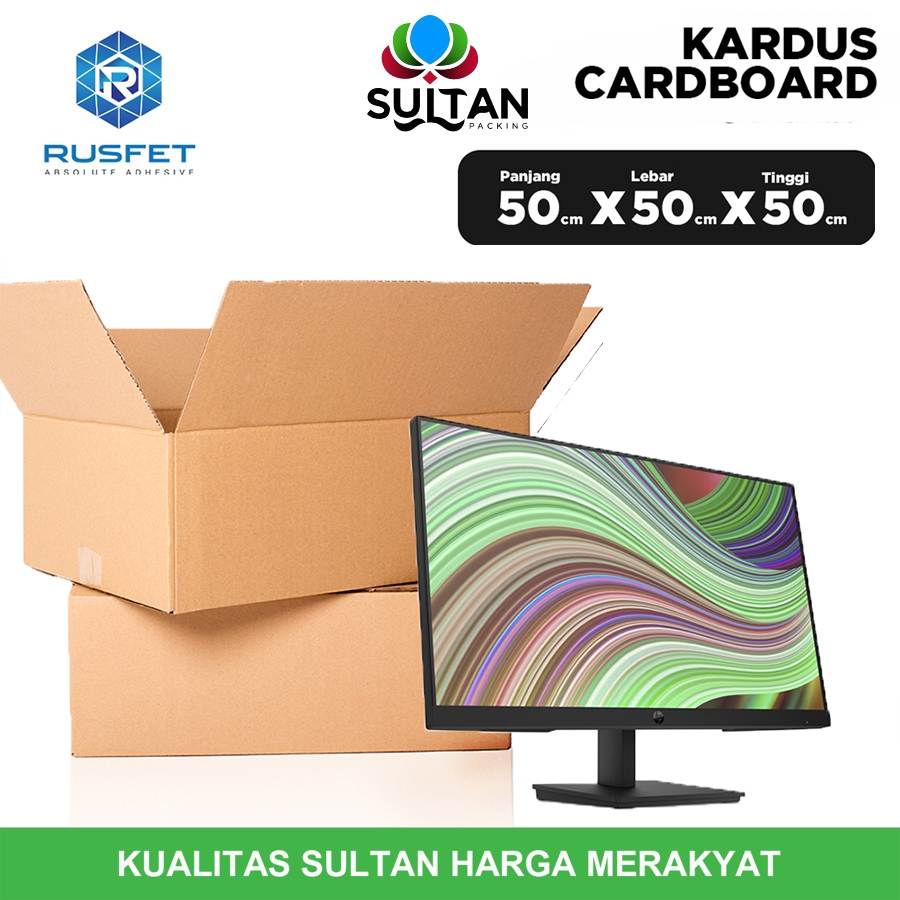 

KARDUS PACKING KARTON BOX 50x50x50cm Dus Kotak Packaging Polos tebal KARDUS BESAR