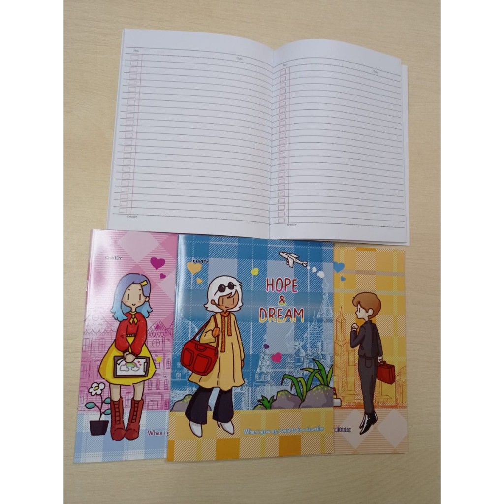 

[Whispers] Buku tulis okey 38 lembar ( 1 BUKU )