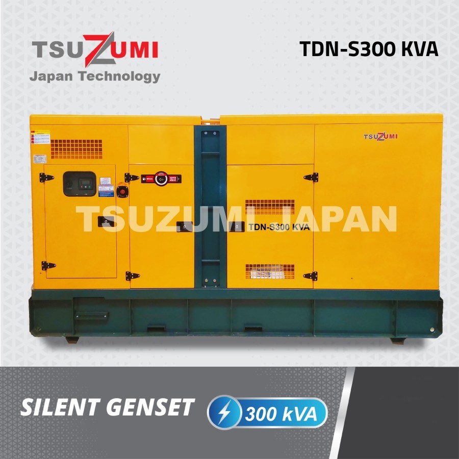 Genset Silent TDN-S 300 KVA Tsuzumi Diesel Generator / Genset 300 KVA