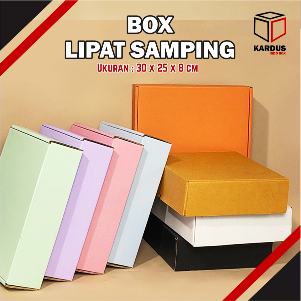 

BOX/KARDUS DC LS 30 x 25 x 8 cm/BOX PACKING/BOX HAMPERS/BOX PARCEL/PACKING/BOX BAJU/MUKENA/AKSESORIS/HIJAB/BOX KUE/KOTAK PACKING/KOTAK PENYIMPANAN/BOX SERBAGUNA