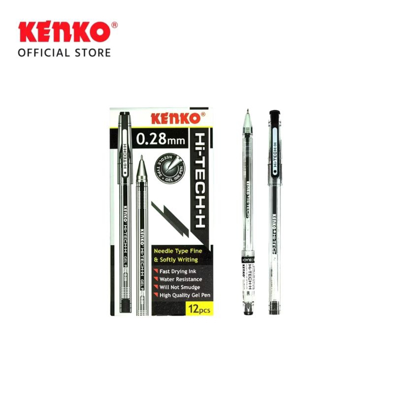 

Pulpen KENKO Hi-Tech 0,28mm Hitam | Harga per 3 pcs/biji