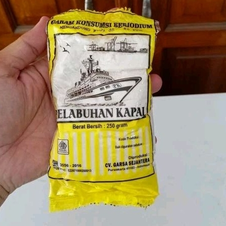 

Garam Konsumsi Beriodium Pelabuhan Kapal 250gram