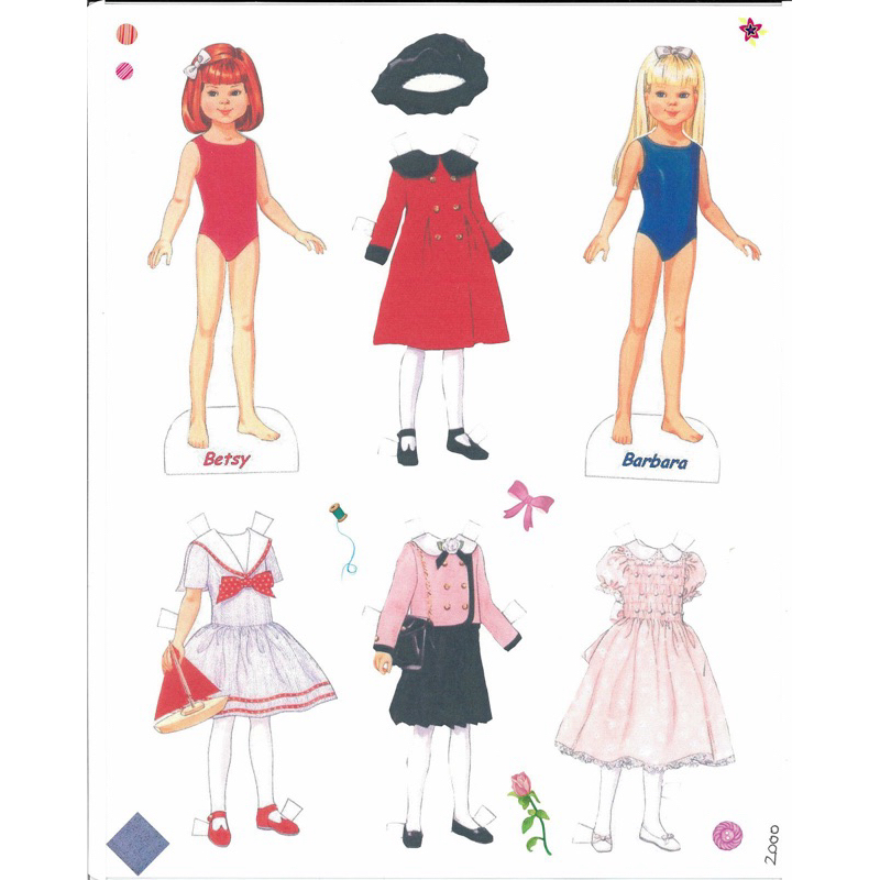 Paper Dolls Bestie barbie