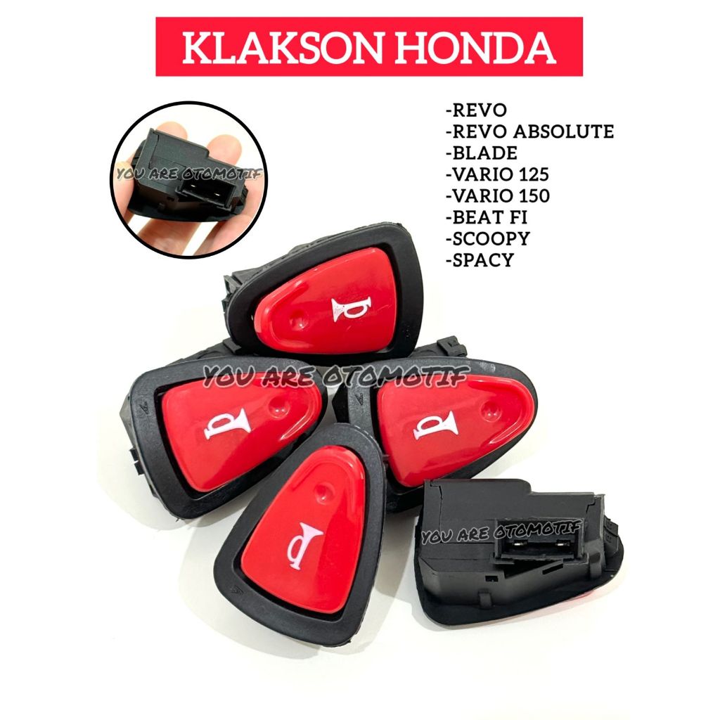 UR Saklar Klakson Honda / Tombol Klakson Untuk Motor Honda