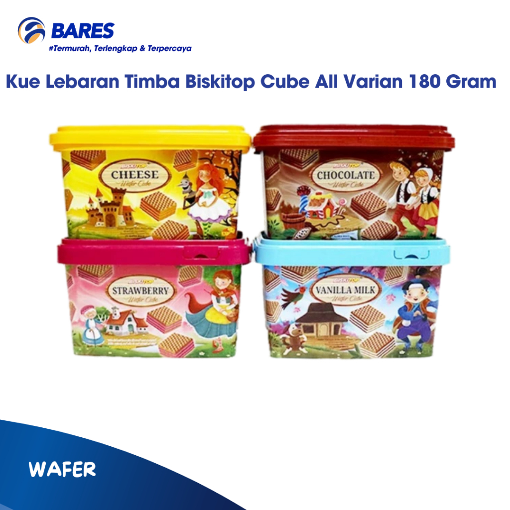 

BISKITOP - WAFER CUBE 180G Wafer Anak Dewasa Enak Renyah,Enak,Cocok Dimakan bersama Keluarga