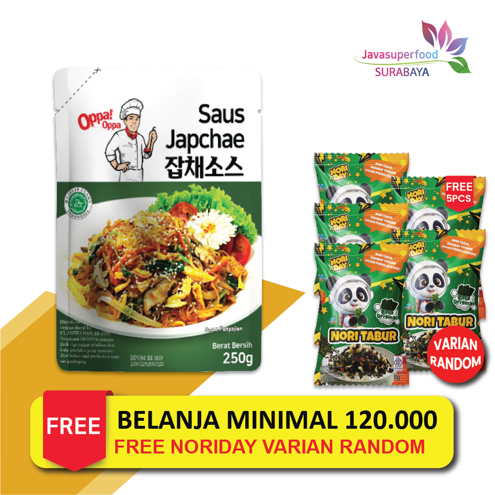 

[HALAL] OppaOppa Japchae Saus / Bumbu Soun Goreng Korea Original 250g