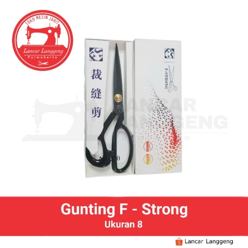 

Gunting Kain / Gunting Jahit Merk F - Strong ( Ukuran 8 )