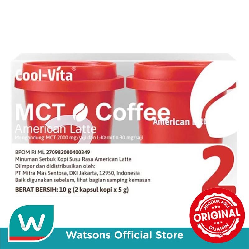 

Coolvita MCT Coffee Capsule American Latte 2'S