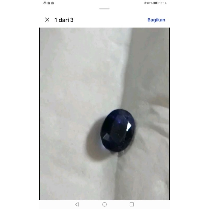 NATURAL BLUE SAPPHIRE SAFIR  AFRIKA