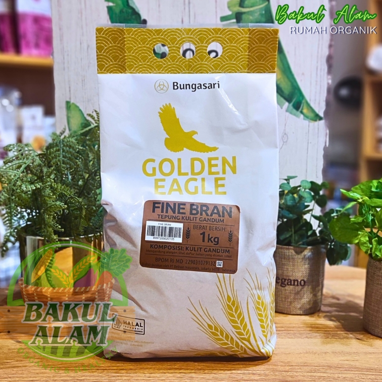 

Golden Eagle Fine Bran (Tepung Kulit Gandum), 1 Kg