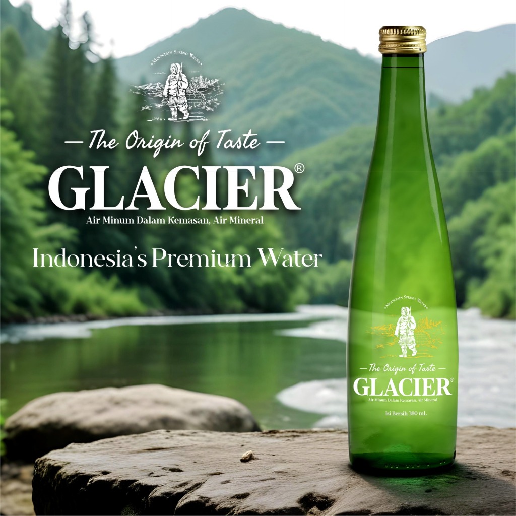 

GLACIER Glass Bottle Indonesia Premium Water