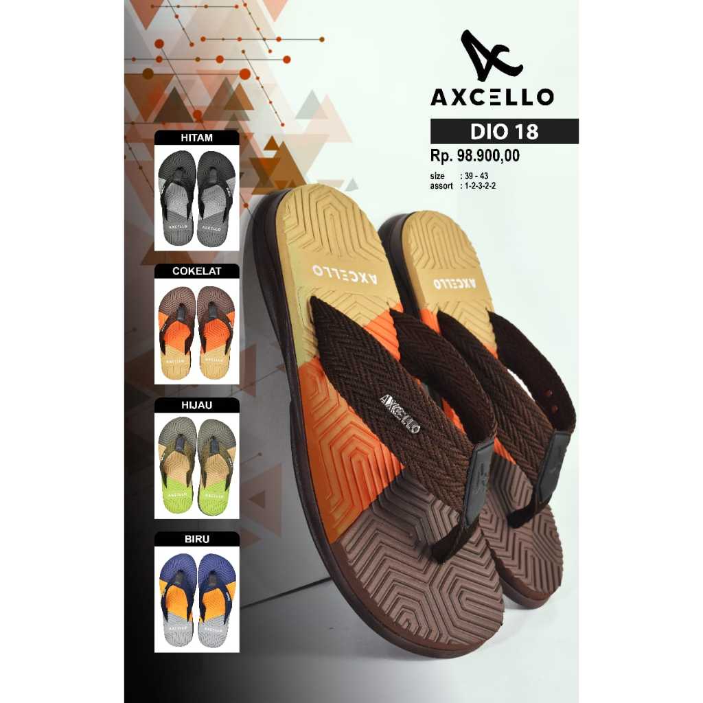 SANDAL SENDAL JAPIT PRIA AXCELLO DIO 18