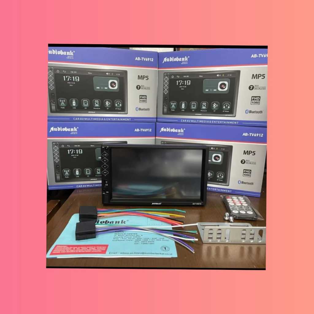 Headunit MP5 Deckless 7 Inch Audiobank AB-TV6912