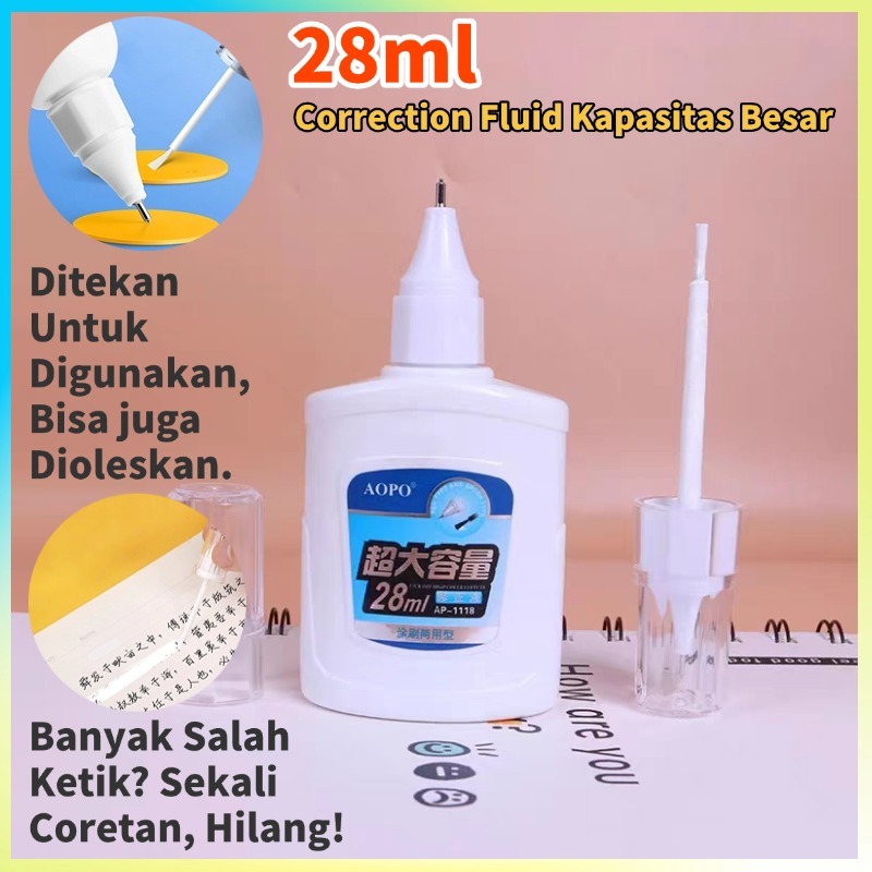 

Correction Quick Dry Tip Ex Cair Tipx Tipe x cair Tip ex Murah Correction Tape 1/3/6 Pcs