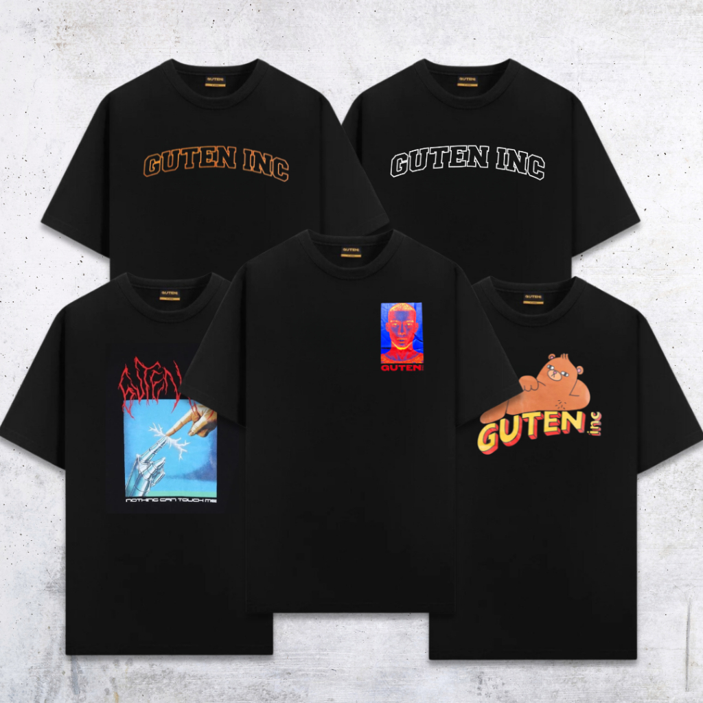 Guten Inc - Kaos Pria Lengan Pendek Musim Panas Guten