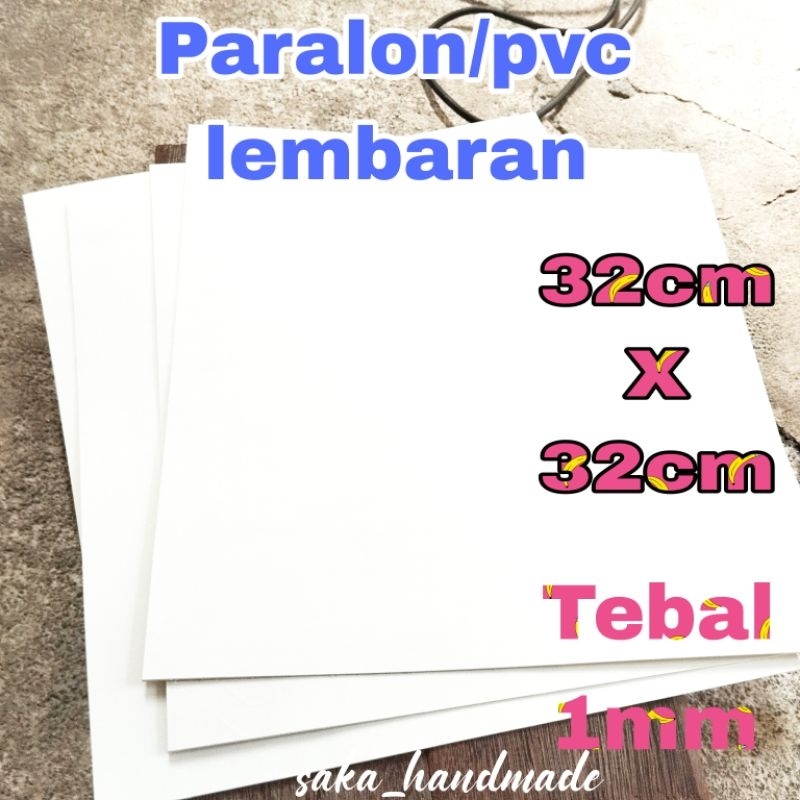 PIPA PARALON/PVC LEMBARAN (32cm X 32cm) TEBAL 1mm