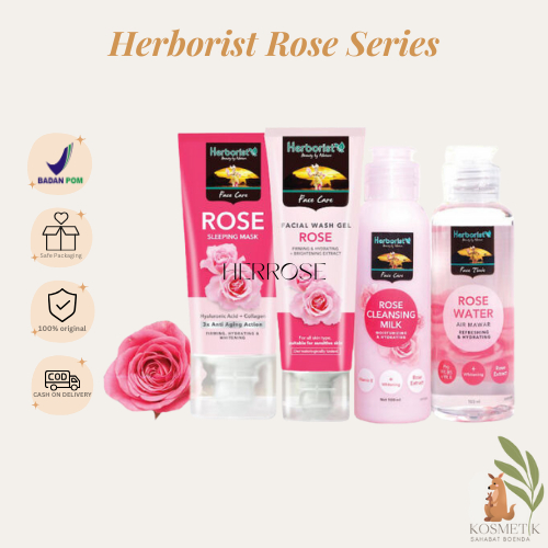 HERBORIST Rose Facial Treatment Series Original BPOM
